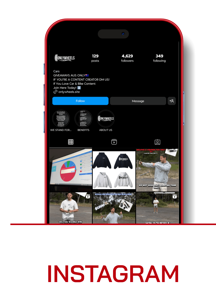 Follow us on Instagram
